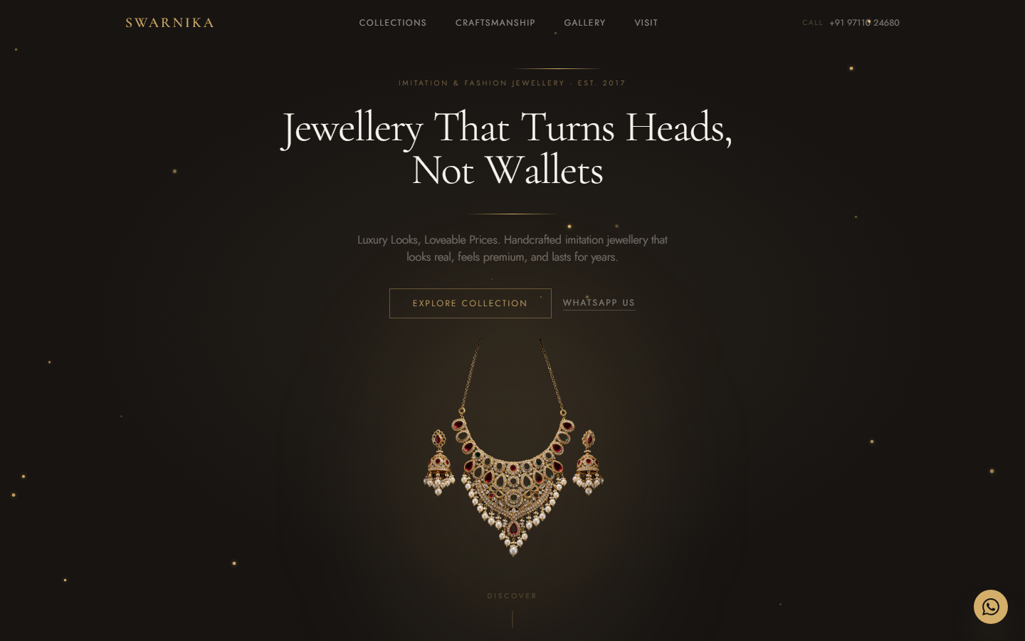 Swarnika Jewellery demo site