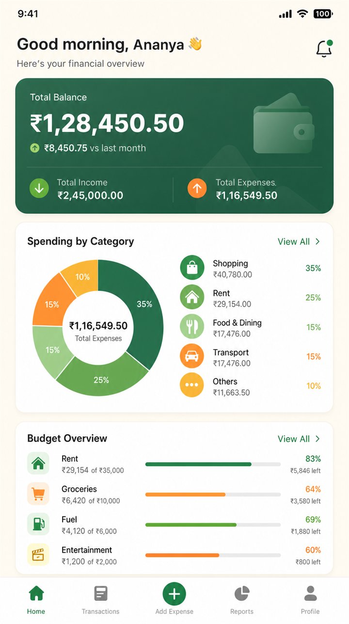 Expense Tracker overview